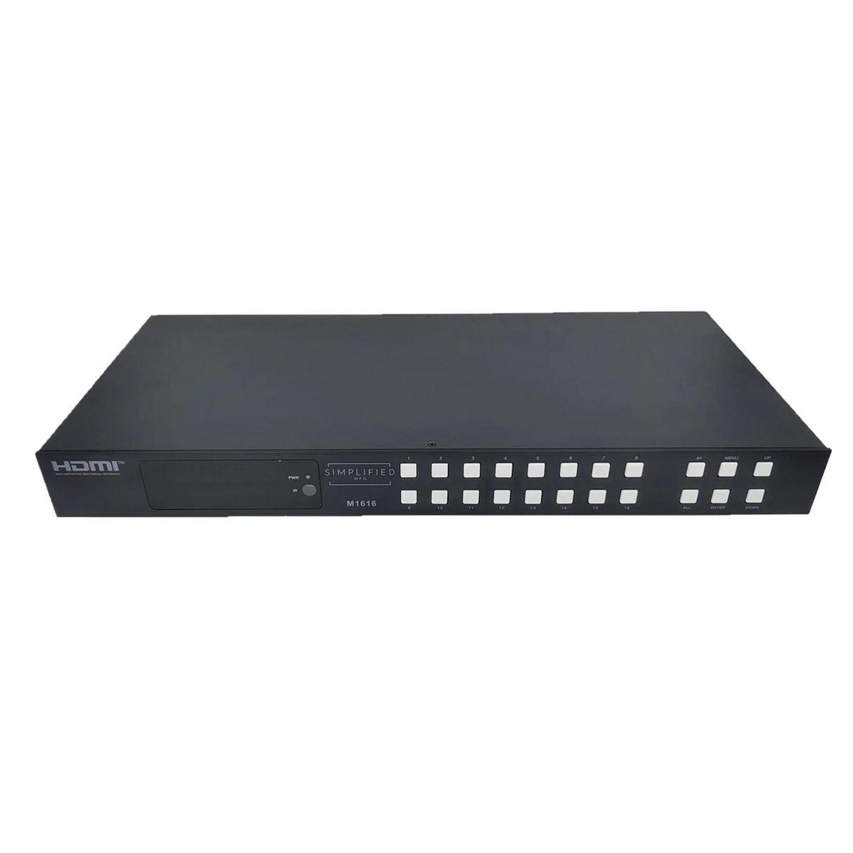 Simplified MFG M1616 16 x 16 HDMI 18Gbps Scaling Matrix