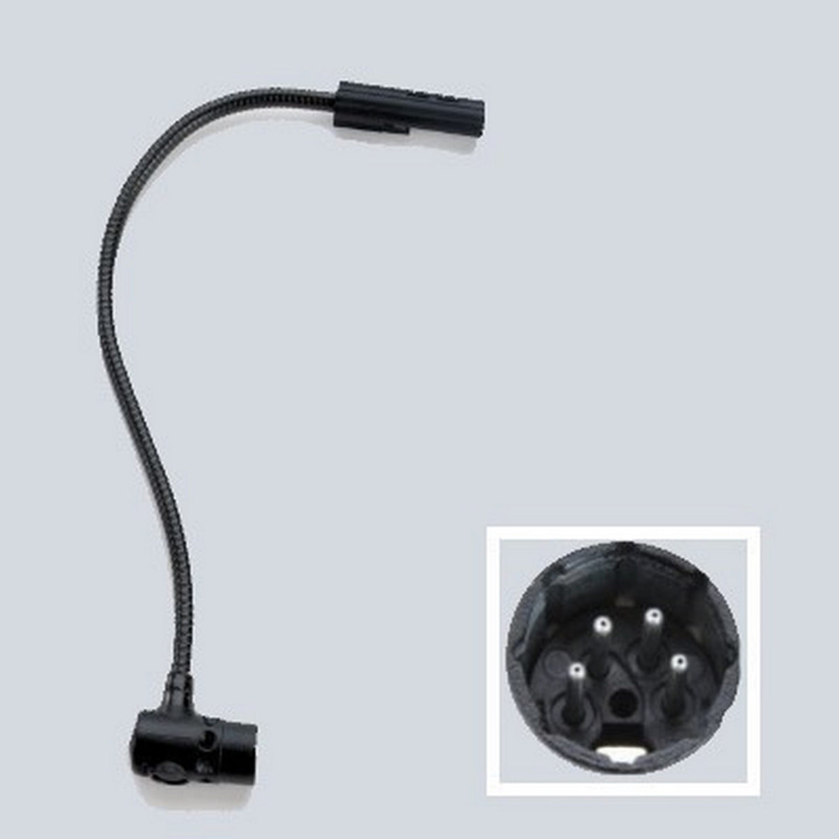 Littlite 24XR-4-LED 24-Inch Gooseneck Task LED Light, 4-Pin Right-Angle XLR Connector