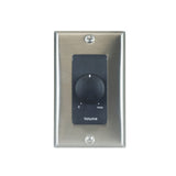 Lowell 25LVC-DSB 25 Watt MONO Attenuator Volume Control 1 Gang Wall Plate Decorator Stainless Black