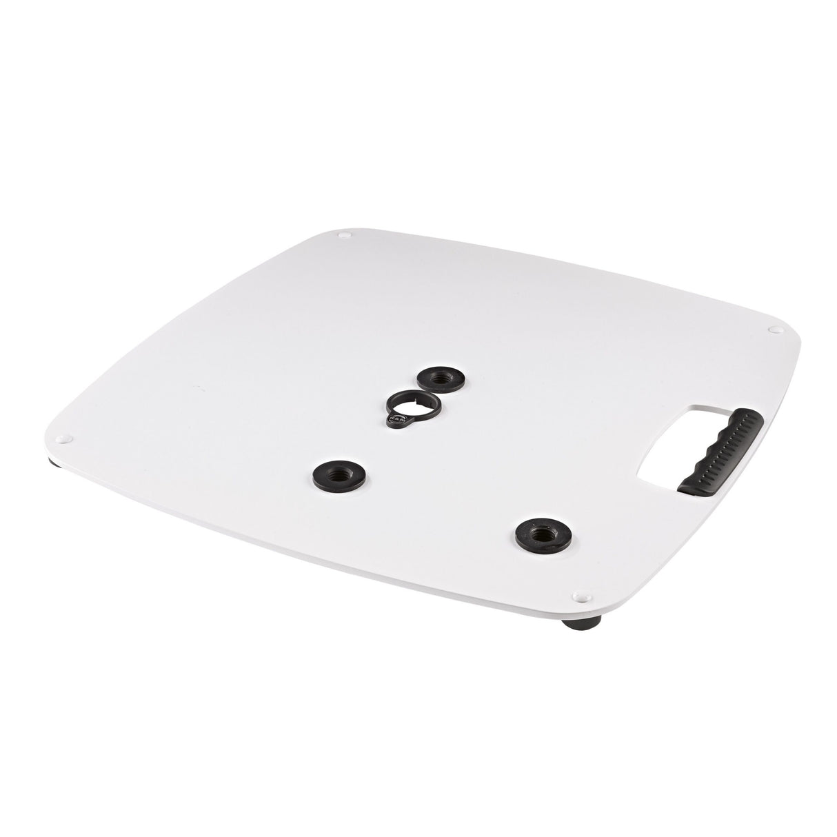 K&M 26706 Steel Base Plate, M20 550 x 550, White