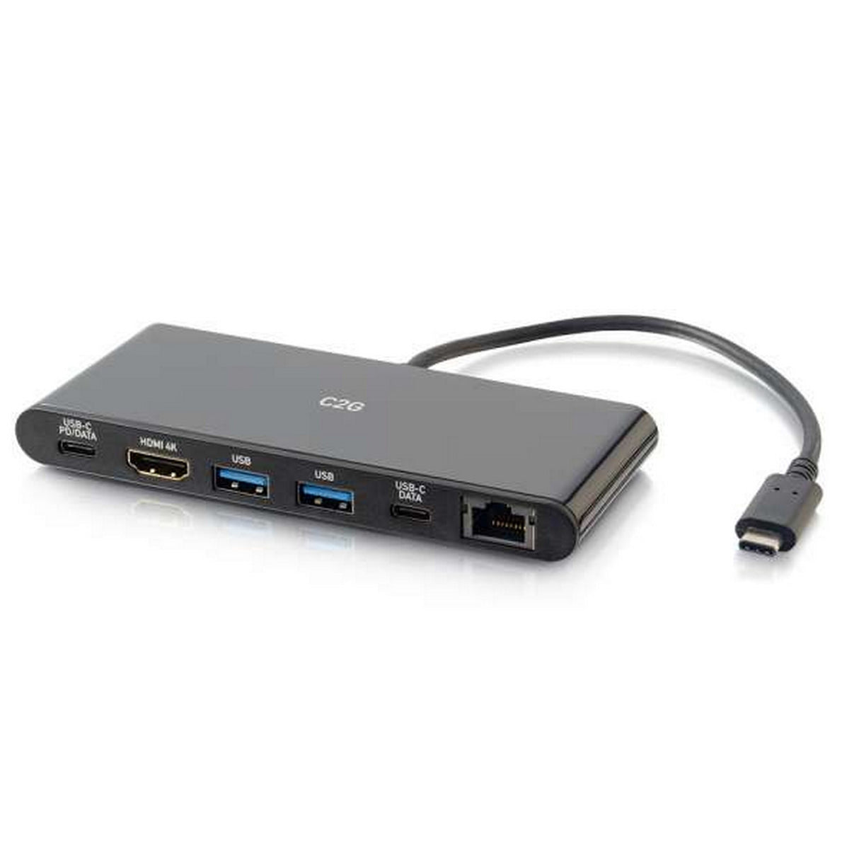 C2G USB-C 6-In-1 Mini Dock with HDMI and Ethernet