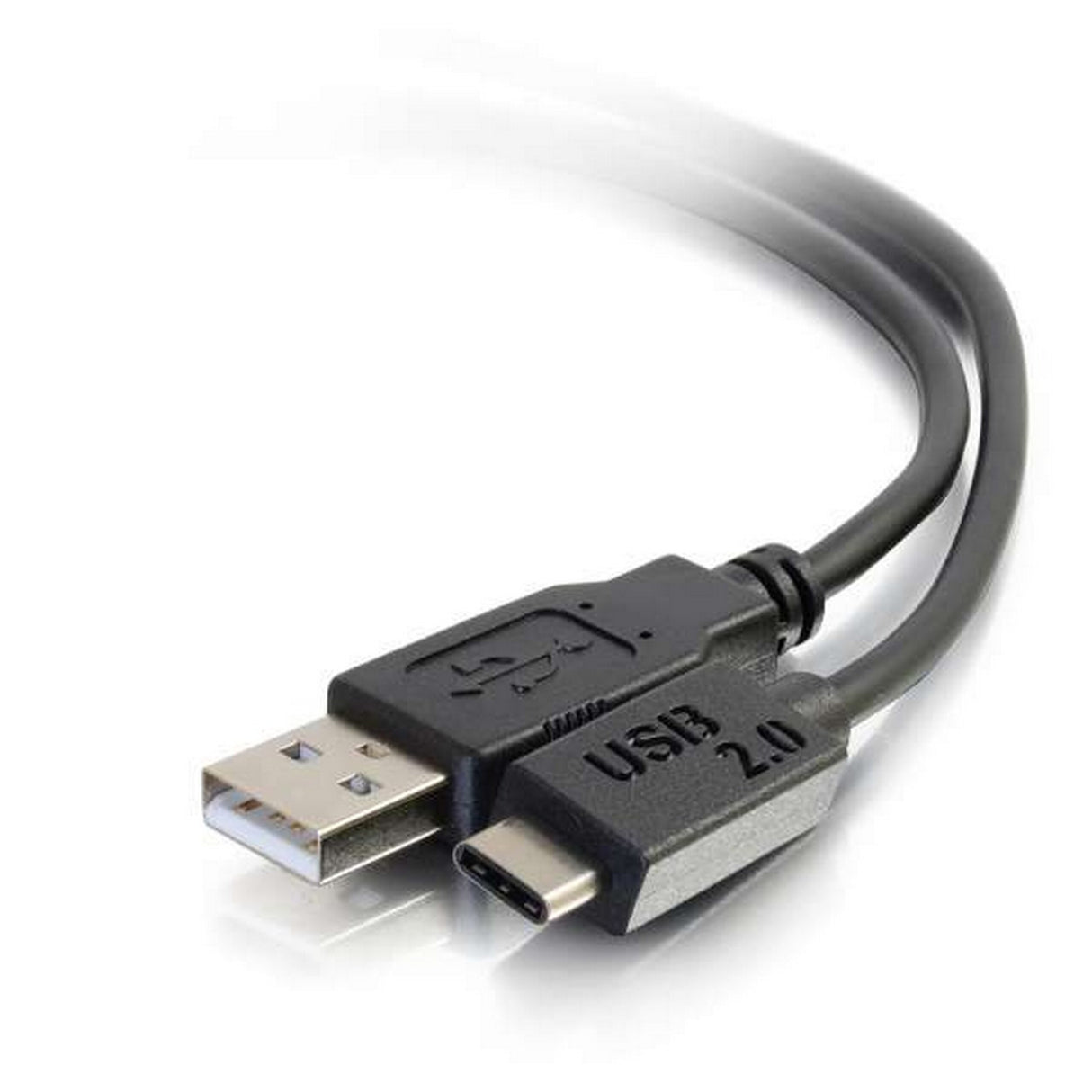 C2G 28872 USB 2.0 USB-C to USB-A Cable M/M, 10 Foot, Black