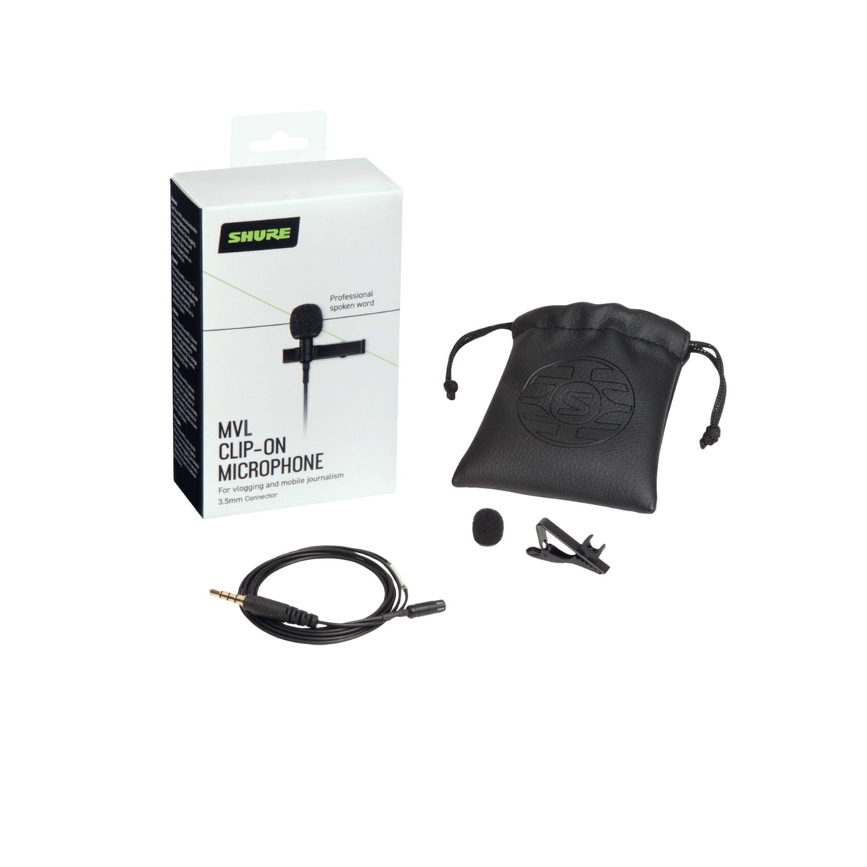 Shure MVL-3.5MM Lavalier Microphone for Smartphone or Tablet