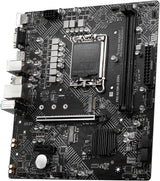 MSI - MSI PRO H610M-G DDR4 LGA 1700 Micro-ATX Motherboard - PROH610MGD4