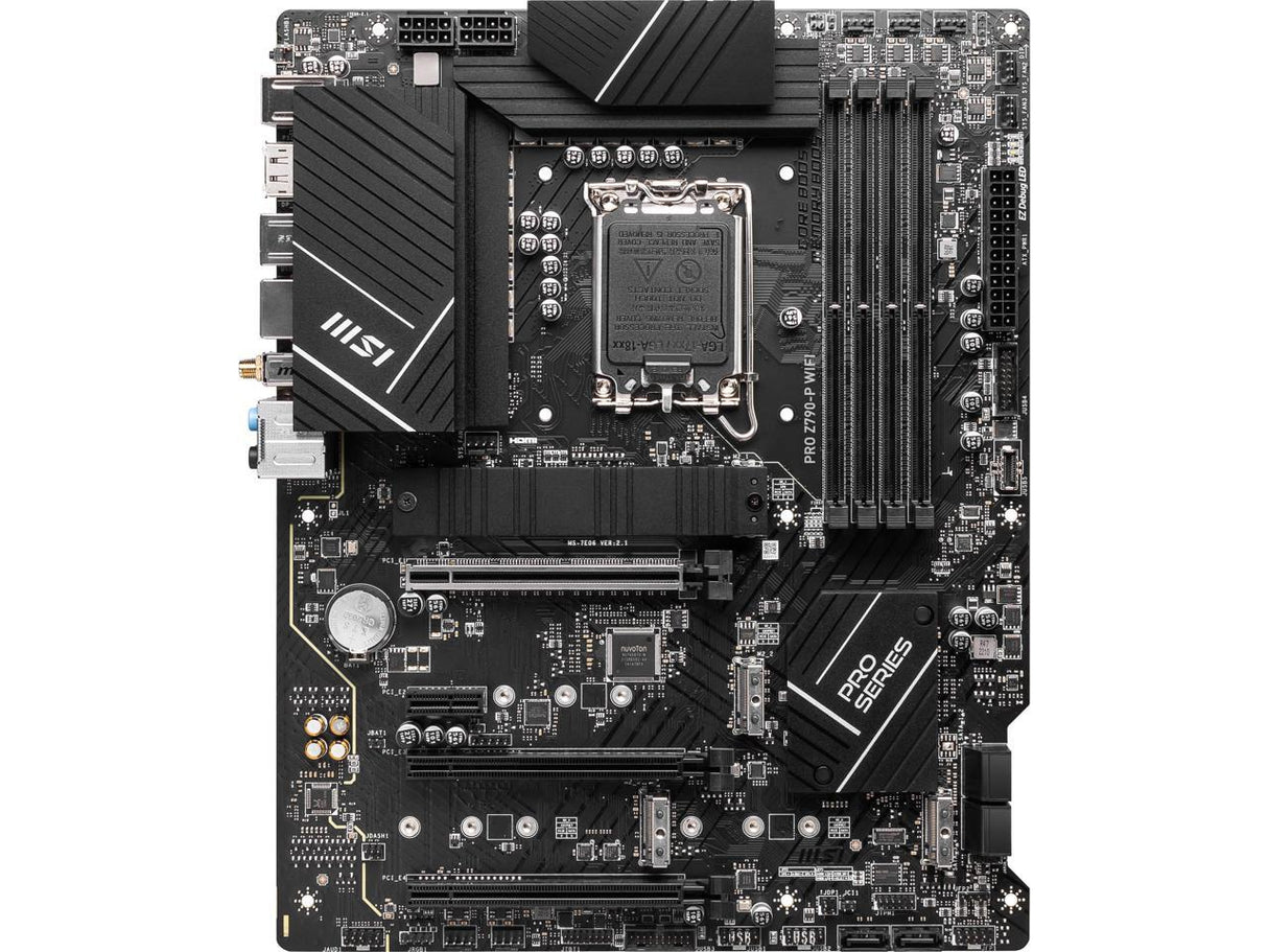 MSI - MSI PRO Z790-P WIFI ATX Motherboard Intel Z790 LGA1700 DDR5 - PROZ790PWIFI