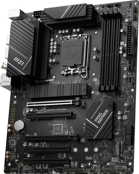 MSI - MSI PRO B760-P WIFI DDR4 ATX Motherboard LGA 1700 - PROB760PWIFID4
