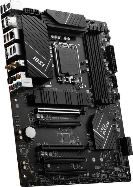 MSI - MSI PRO B760-P WIFI DDR4 ATX Motherboard LGA 1700 - PROB760PWIFID4