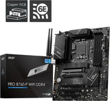 MSI - MSI PRO B760-P WIFI DDR4 ATX Motherboard LGA 1700 - PROB760PWIFID4