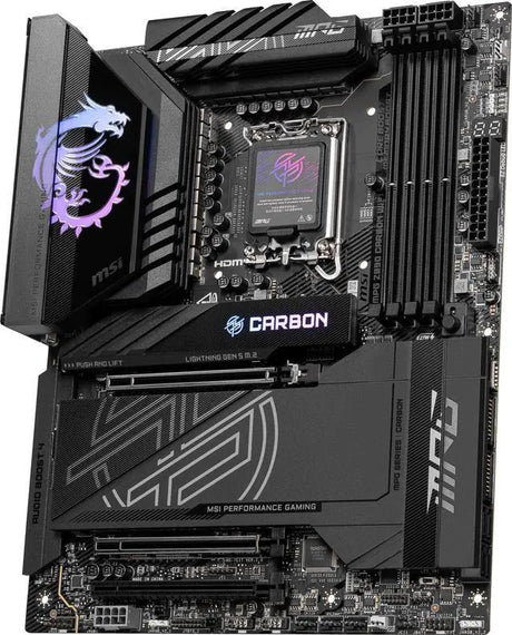 MSI - MSI MPG Z890 CARBON WIFI Intel LGA 1851 ATX Motherboard - Z890CARBONWIFI