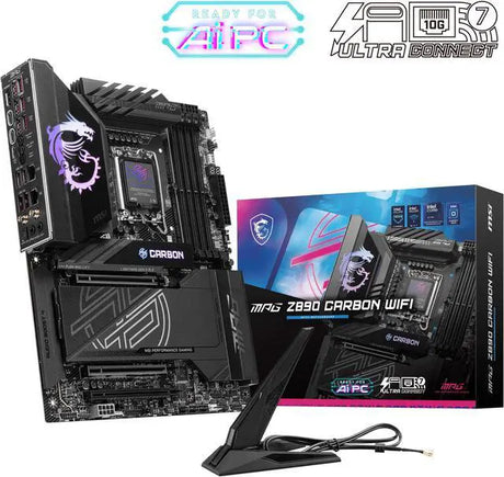 MSI - MSI MPG Z890 CARBON WIFI Intel LGA 1851 ATX Motherboard - Z890CARBONWIFI