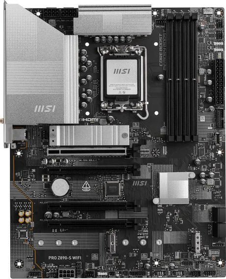 MSI - MSI PRO Z890-S WIFI LGA 1851 ATX Motherboard with Wi-Fi 7 - Z890SWIFI
