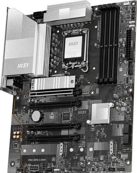 MSI - MSI PRO Z890-S WIFI LGA 1851 ATX Motherboard with Wi-Fi 7 - Z890SWIFI