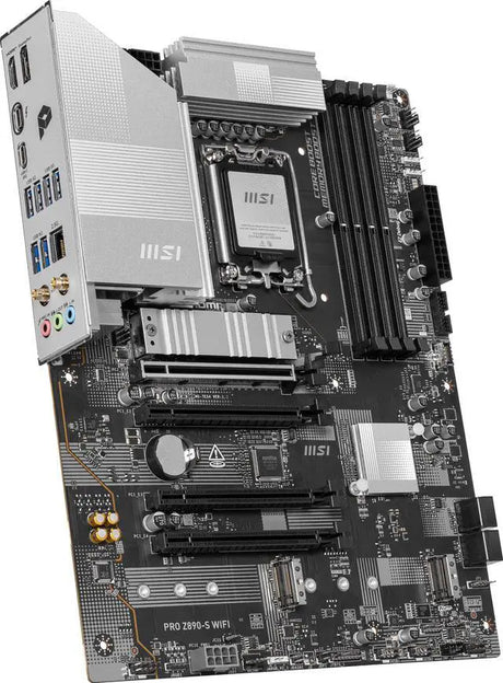 MSI - MSI PRO Z890-S WIFI LGA 1851 ATX Motherboard with Wi-Fi 7 - Z890SWIFI