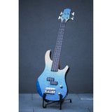 Flight TBL Transparent Blue Solid Body Mini Bass