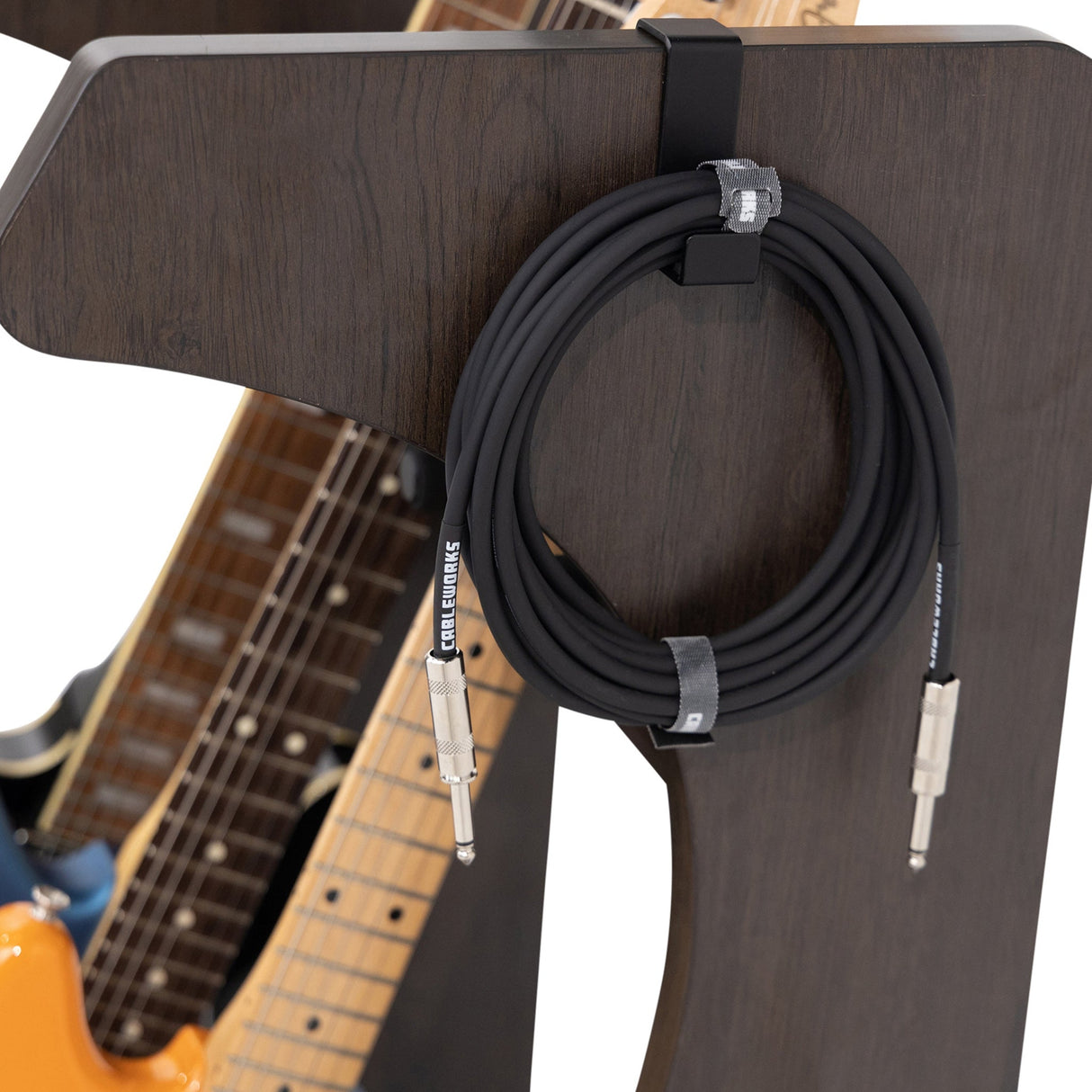 Gator GFW-ELITEGTR3RK-BRN Frameworks Elite Series 3/4-Space Guitar and Instrument Case Combo Rack Brown - accessories