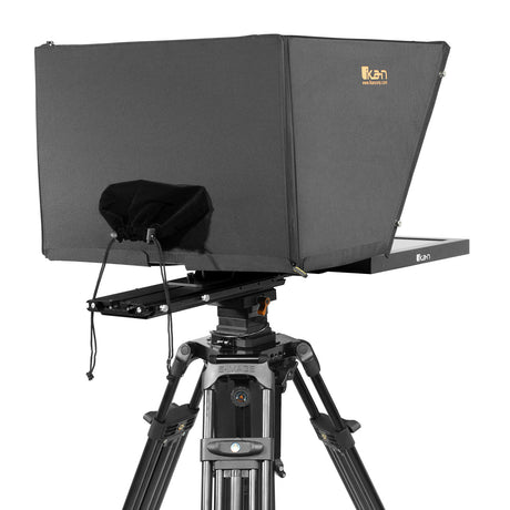 Ikan PT419W-PTZ-MPEDESTAL 19-Inch Widescreen PTZ Teleprompter Motorized Pedestal and Dolly Turnkey