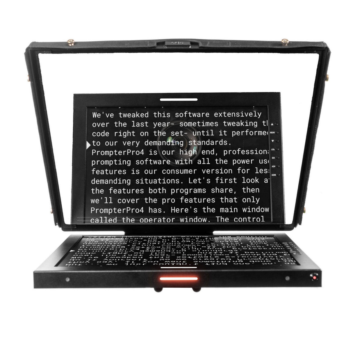 Ikan PT419W-TK-TRIPOD 19-Inch Widescreen Teleprompter, Tripod, Dolly Turnkey, and Travel Kit