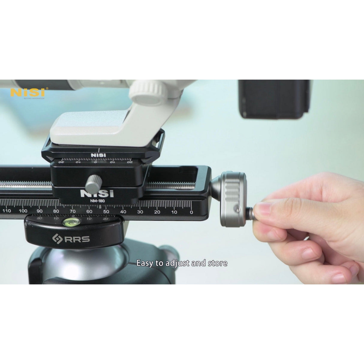 NiSi Macro Focusing Rail with 360-Degree Rotating Clamp