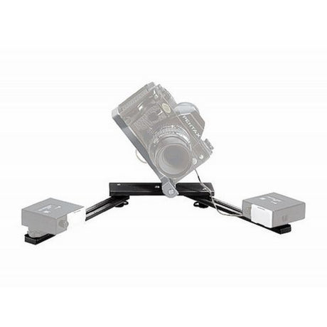 Manfrotto 330B Macro Bracket Flash Support Black for 2 Shoe Mount Flash Heads