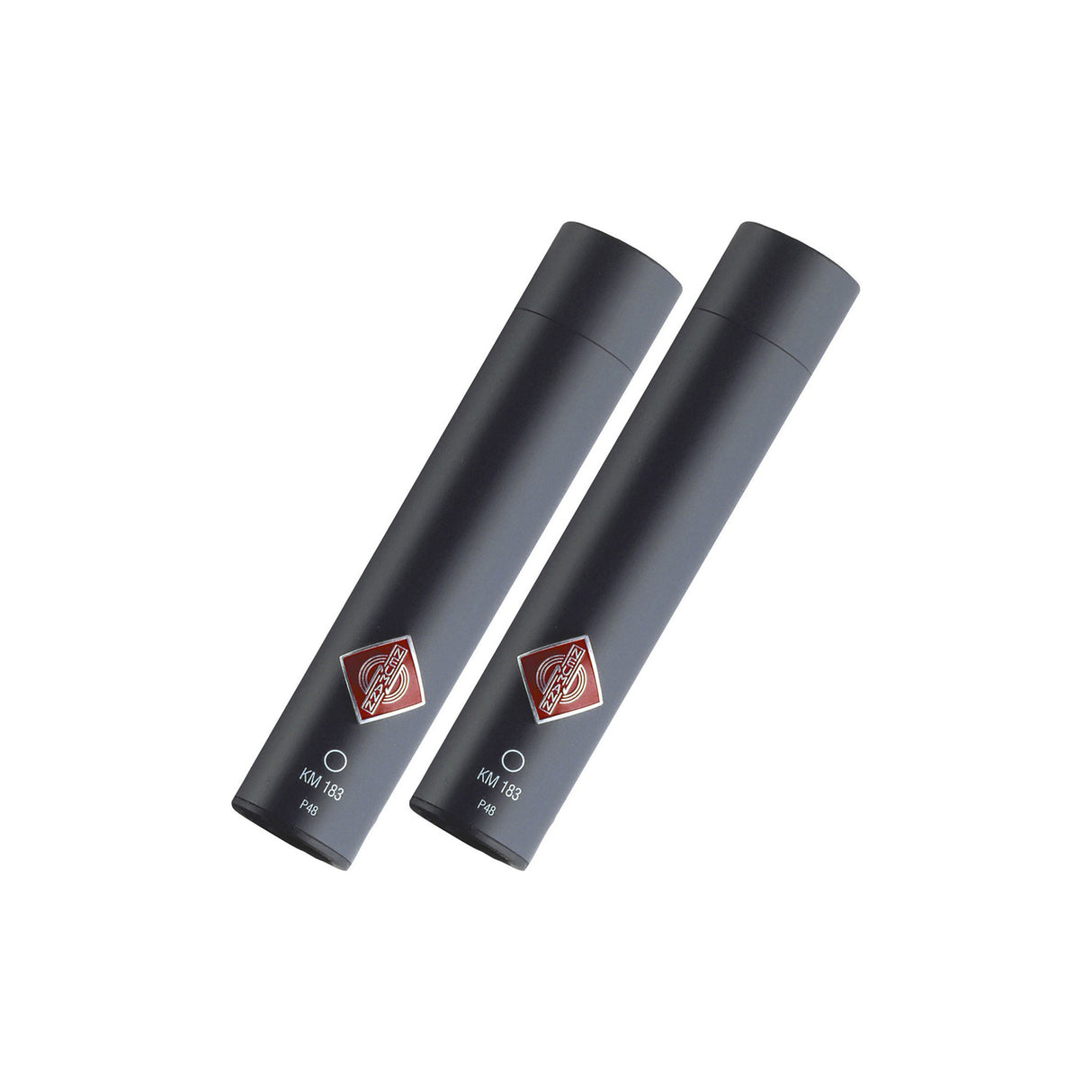 Neumann SKM 183 MT | Stereo set includes Two Each: KM183, SG21BK, WNS100 in One Woodbox Matte Black