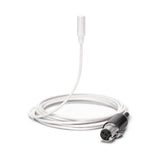 Shure TL48W/O TwinPlex Omnidirectional Subminiature Lavalier Microphone White with TA4F Connector and Accessories