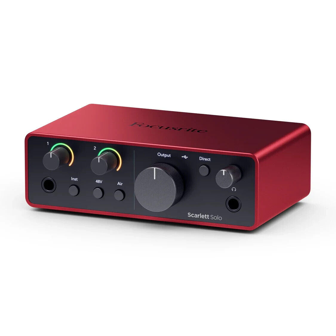 Focusrite Scarlett Solo 2 x 2 Audio Interface, 4th Gen