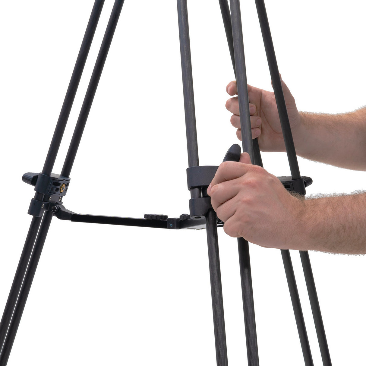 E-Image EG05C2 2-Stage Carbon Fiber Fluid Head Counterbalance Tripod Kit