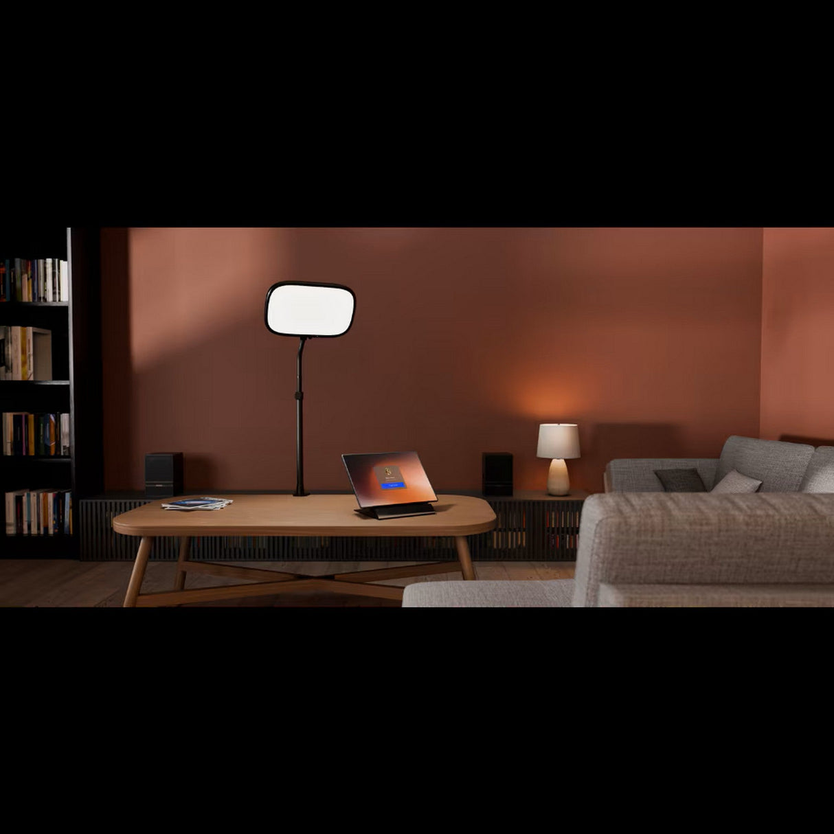 Elgato Key Light Air MK.2 2100-Lumen LED Panel with Desk Mount