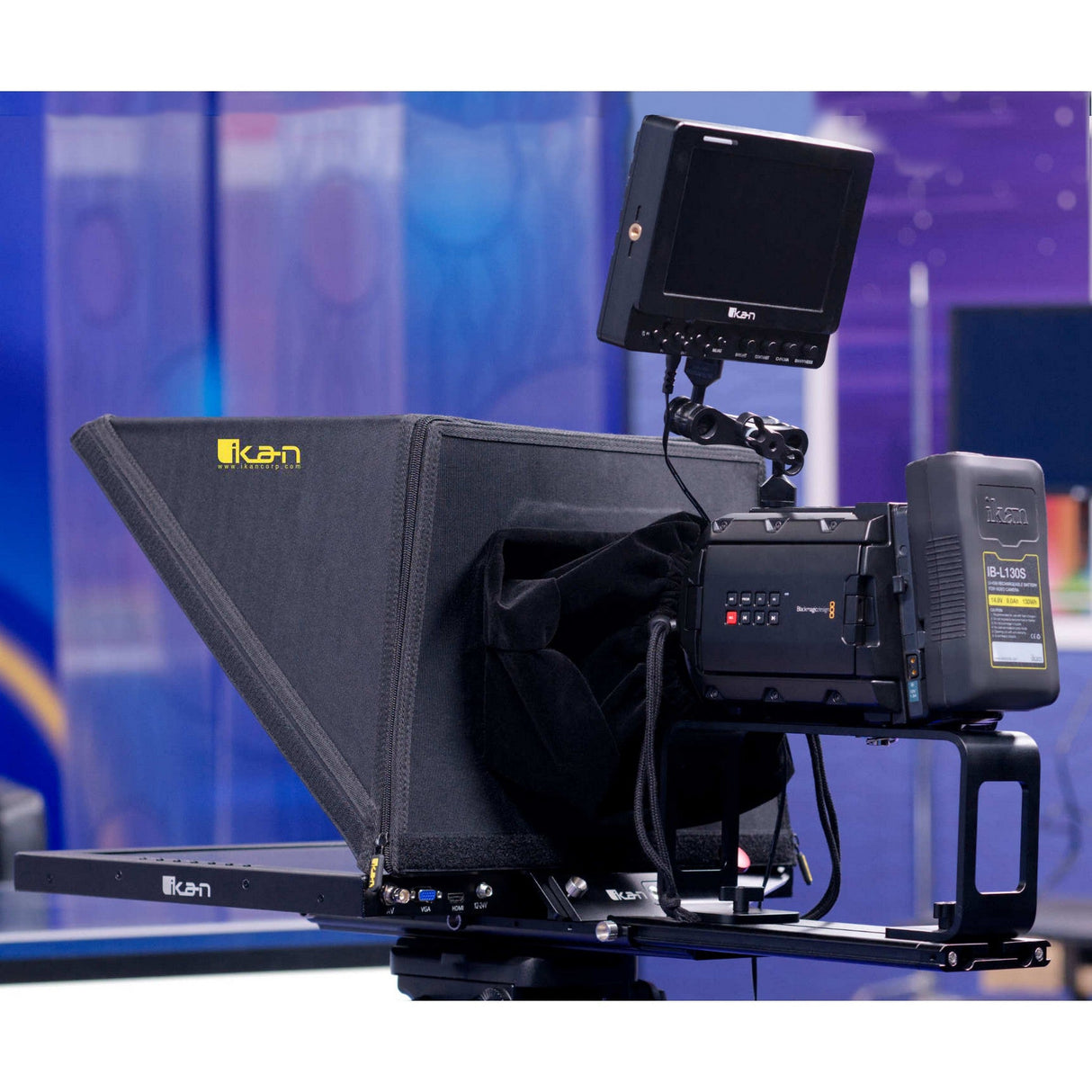 Ikan PT4900 V2 Professional 19-Inch High Bright Beam Splitter Teleprompter