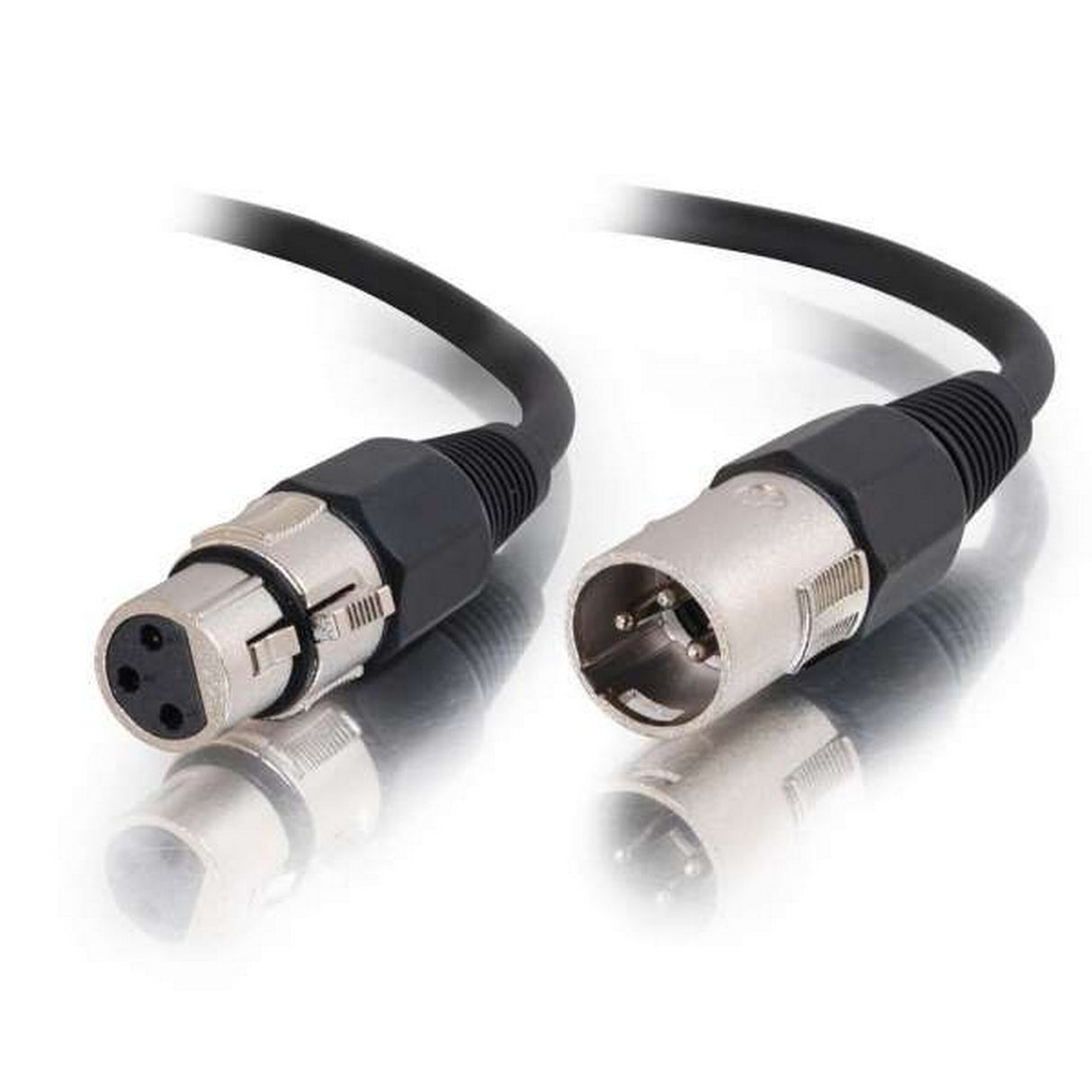 C2G 40058 Pro Audio XLR Male to XLR Female Cable, 3-Feet