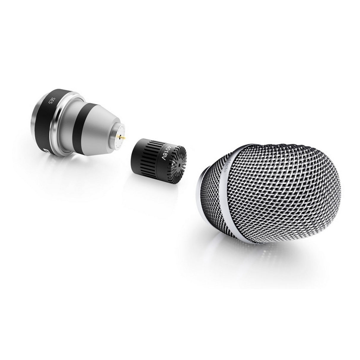 DPA 4018V-N-SE5 d:facto Softboost Supercardioid Handheld Microphone Capsule, Nickel, SE5 Adapter Compatible with Sennheiser 5200 Transmitters