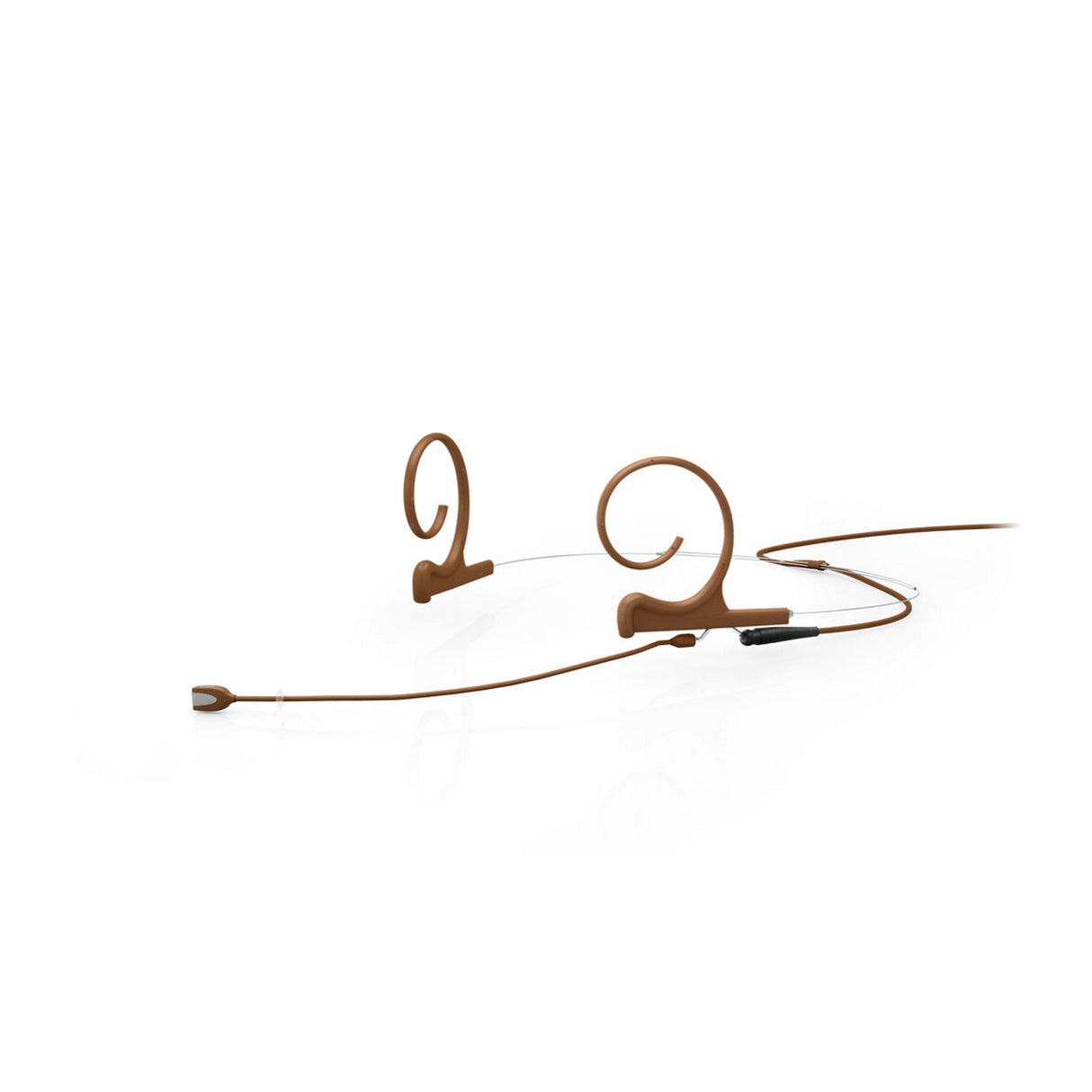 DPA 4188 CORE 4188 Slim Directional Flex Headset Microphone, 100mm Boom, Brown, MicroDot