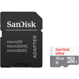 SanDisk - SanDisk Ultra 16GB microSDHC UHS-I Card - SDSQUNC-016G-AN6IA