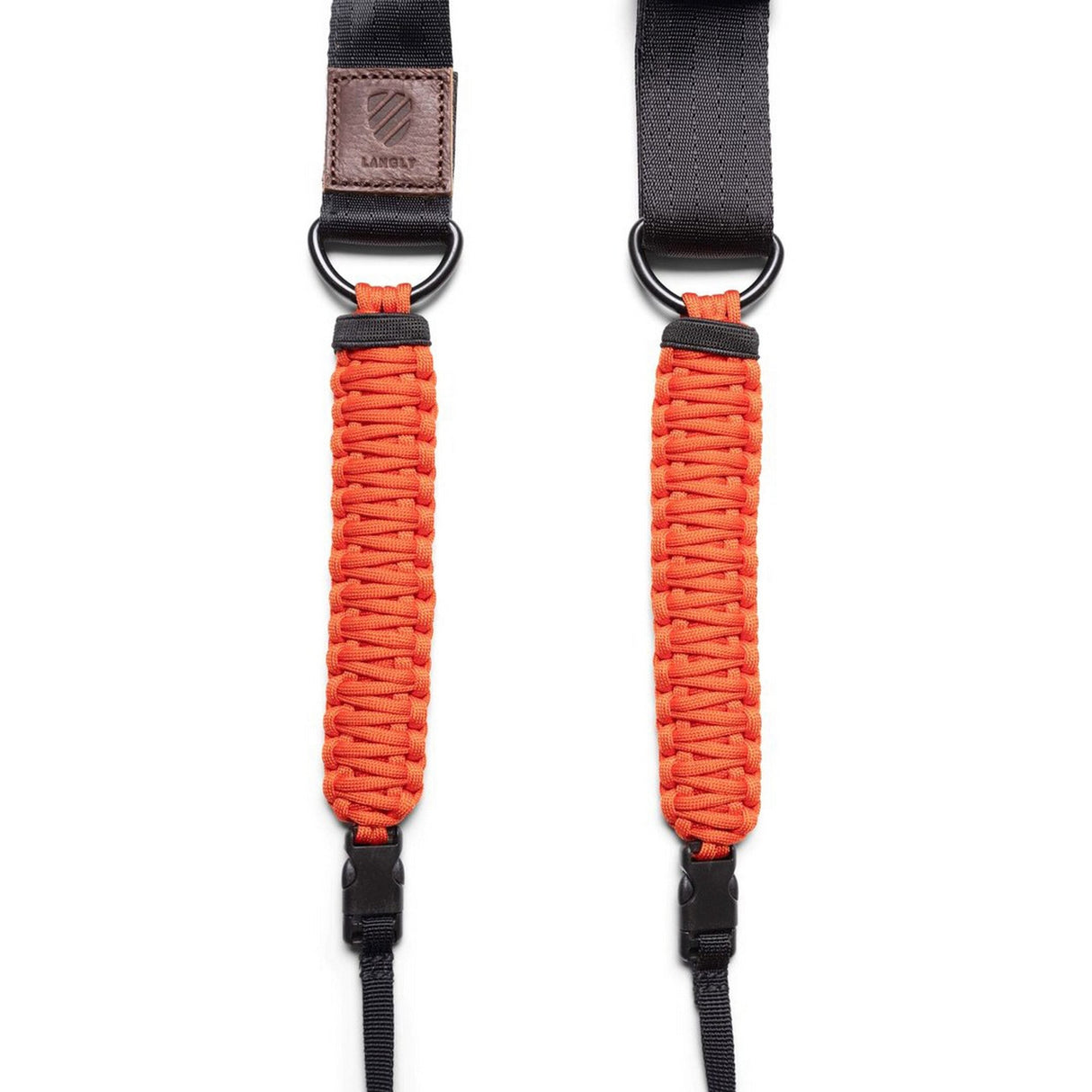 Langly Paracord Camera Strap, Tangerine