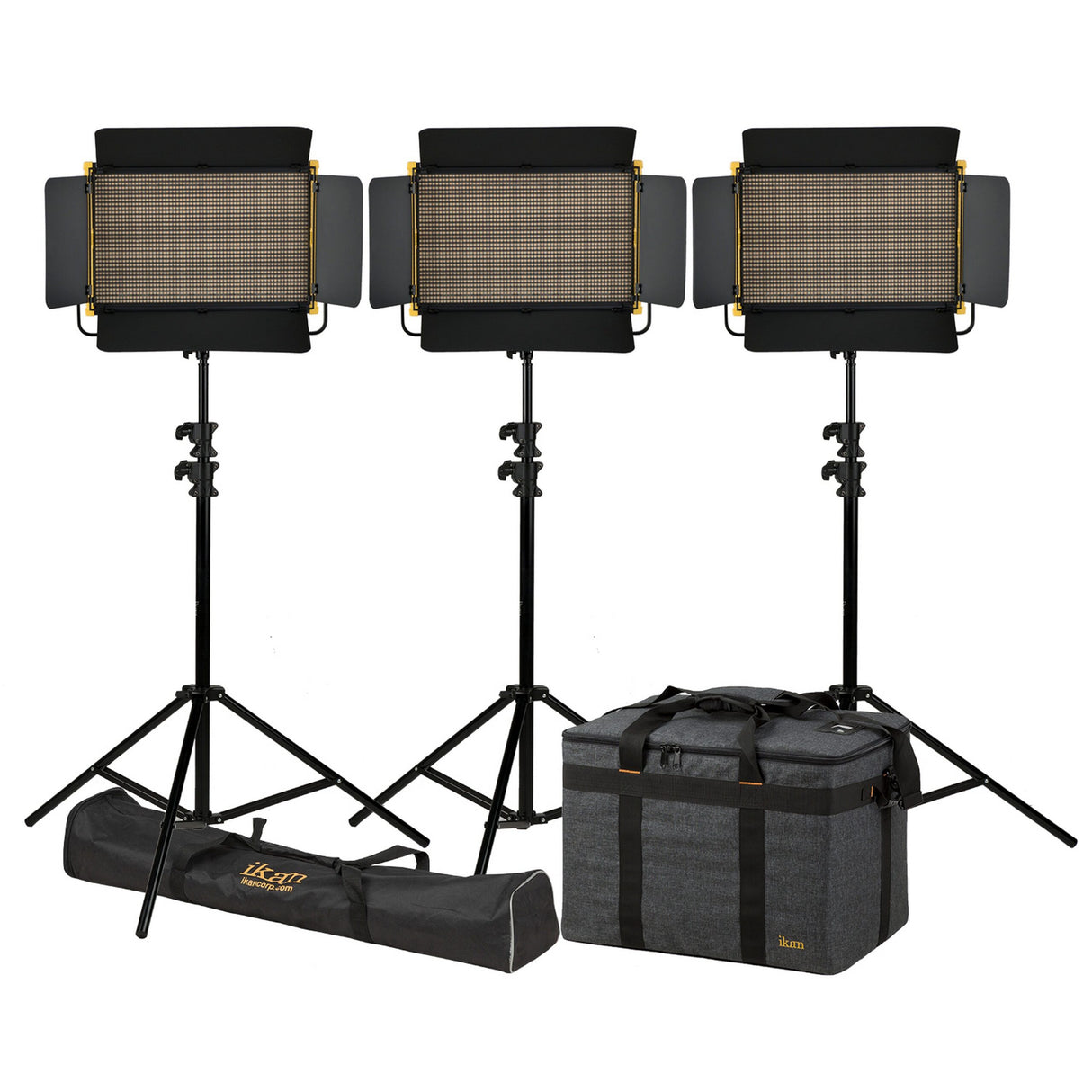Ikan OYB15-3PT-KIT Onyx 2 x 1 Bi-Color 3-Point LED Light Kit