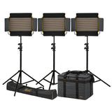 Ikan OYB15-3PT-KIT Onyx 2 x 1 Bi-Color 3-Point LED Light Kit