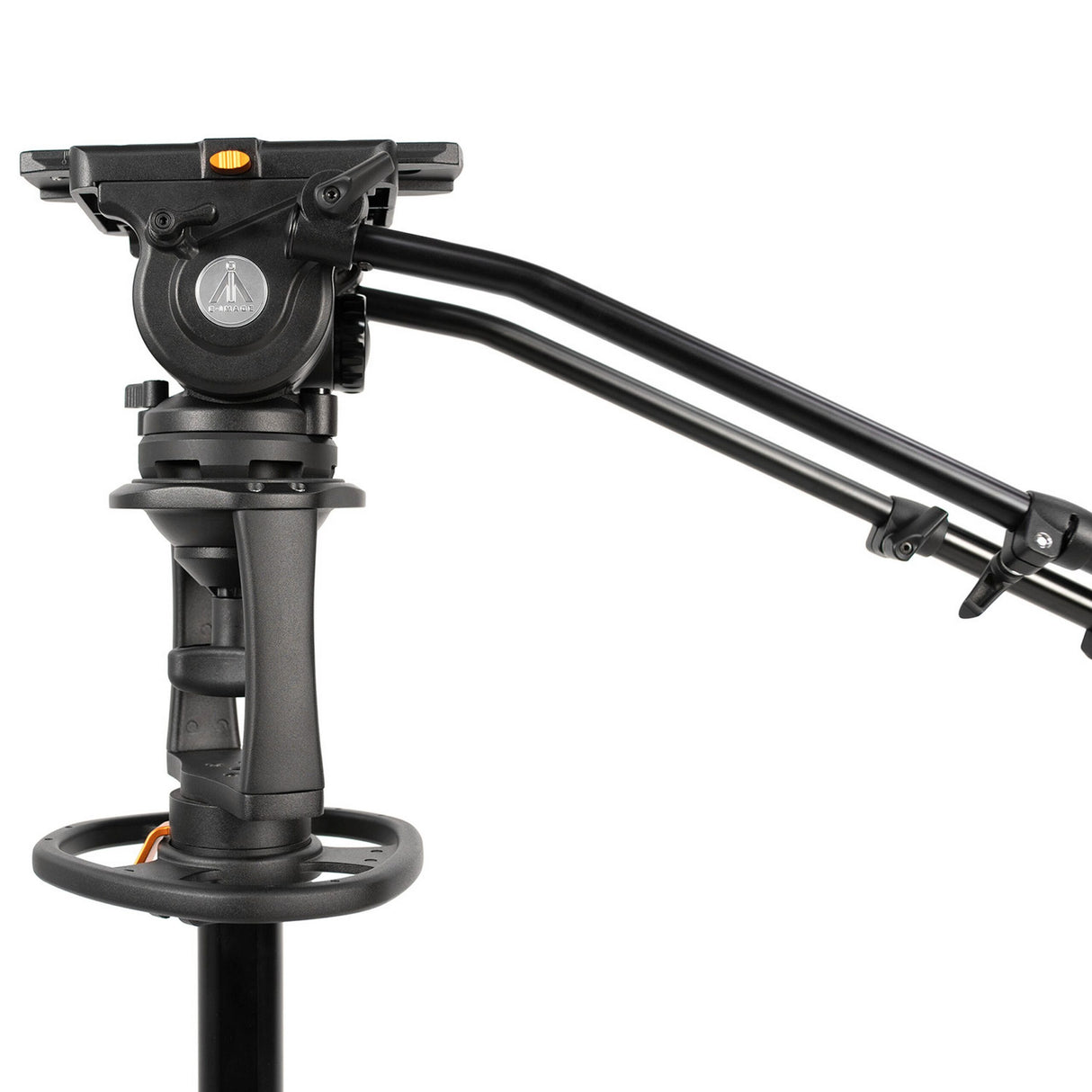 E-Image EI-GH20-KIT GH20 Fluid Head with AT7903 Tripod Pedestal and EI-7004B Dolly