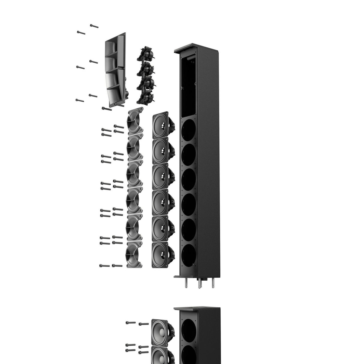 LD Systems MAUI 44 G2 Cardioid Powered Column Loudspeaker