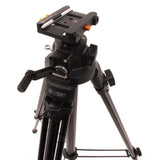 E-Image GA230D-PTZ Aluminum Tripod with Dolly/Geared Column and Quick Release for PTZ Cameras