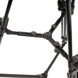 Ikan EG20A2D 2-Stage Aluminum 100mm Fluid Head Tripod and Dolly Kit with Counterbalance