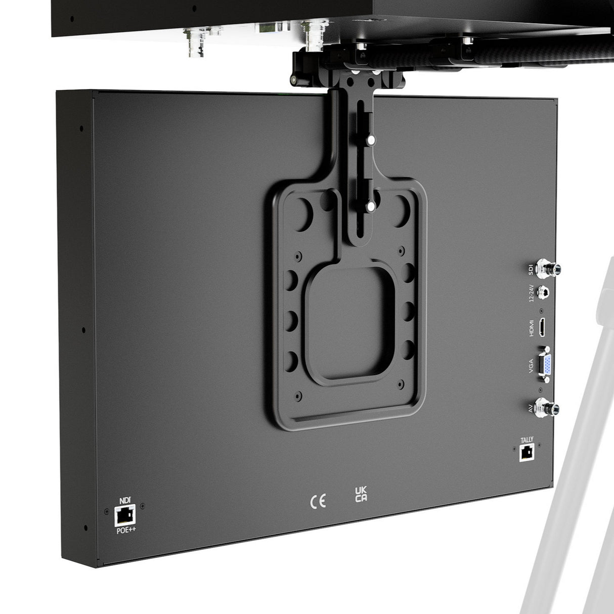 Ikan PT419W-NDI-TMN-TK Aura 19-Inch POE++ NDI Teleprompter Talent Monitor with Full Encoding/Decoding IP Tally Light