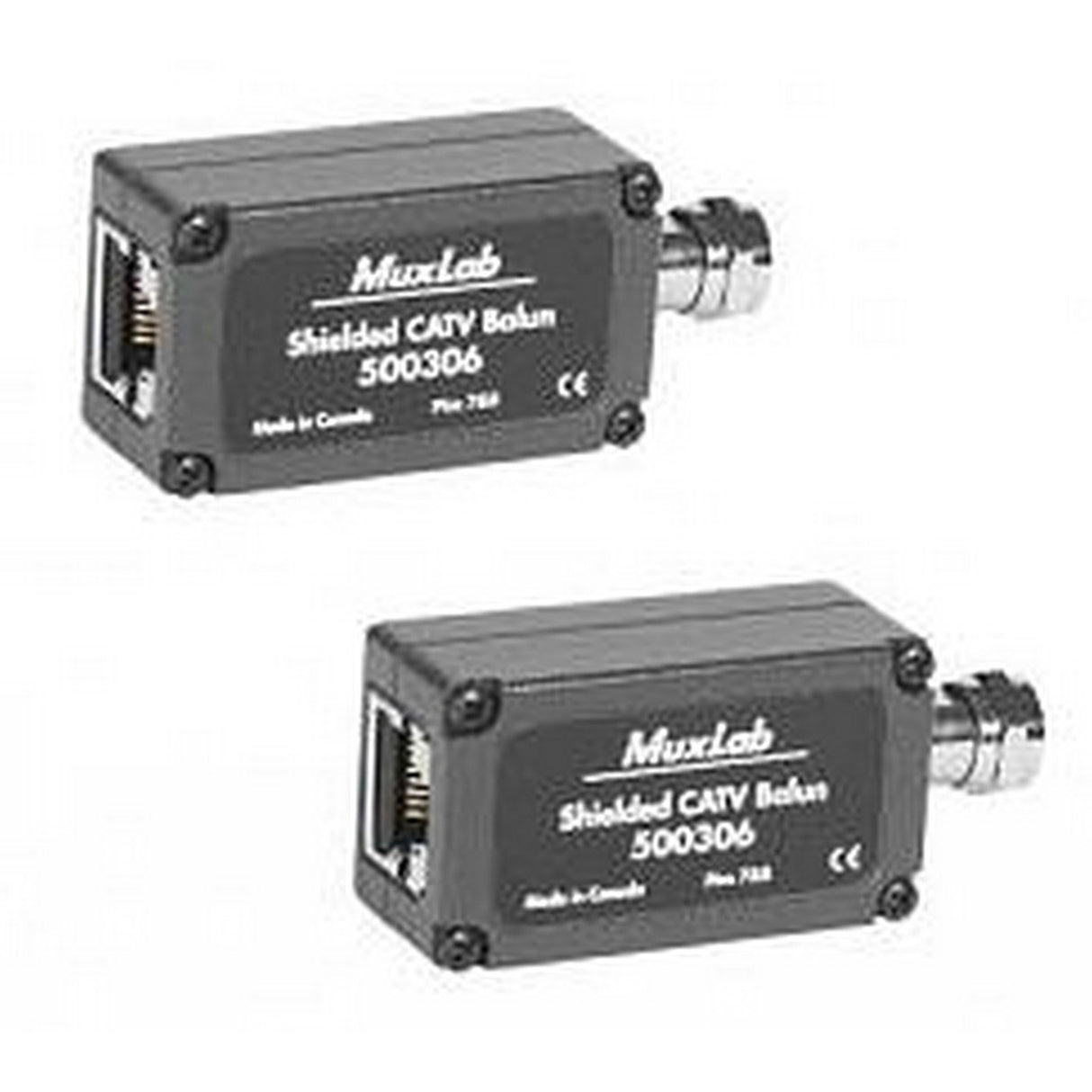 MuxLab 500306-2PK | 2 Pack Shielded CATV Balun