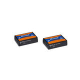 MuxLab DVI Audio Extender Kit 500390 | DVI Stereo Line Level Audio Extender Kit Cat5e/6 RJ45 Plug Cable 4K Resolution Transmitter and Receiver