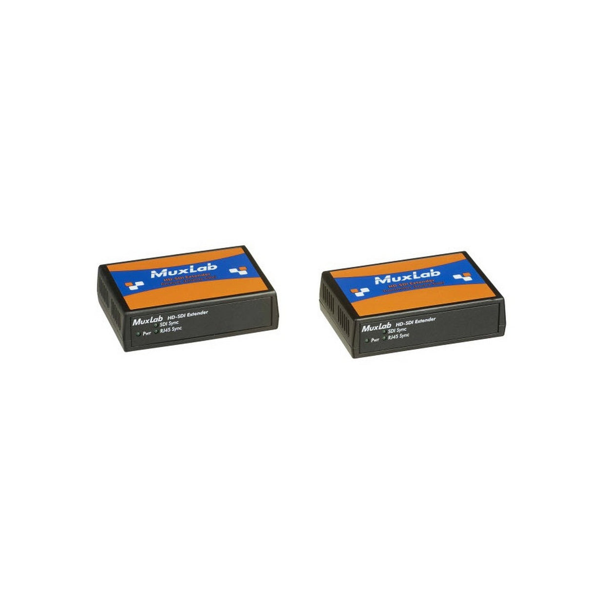 MuxLab LongReach 3G-SDI Extender Kit 500702 | 3G SDI Video Long Reach Extender Kit Cat5e/6 RJ45 Plug Cable Signal Detect Transmitter and Receiver