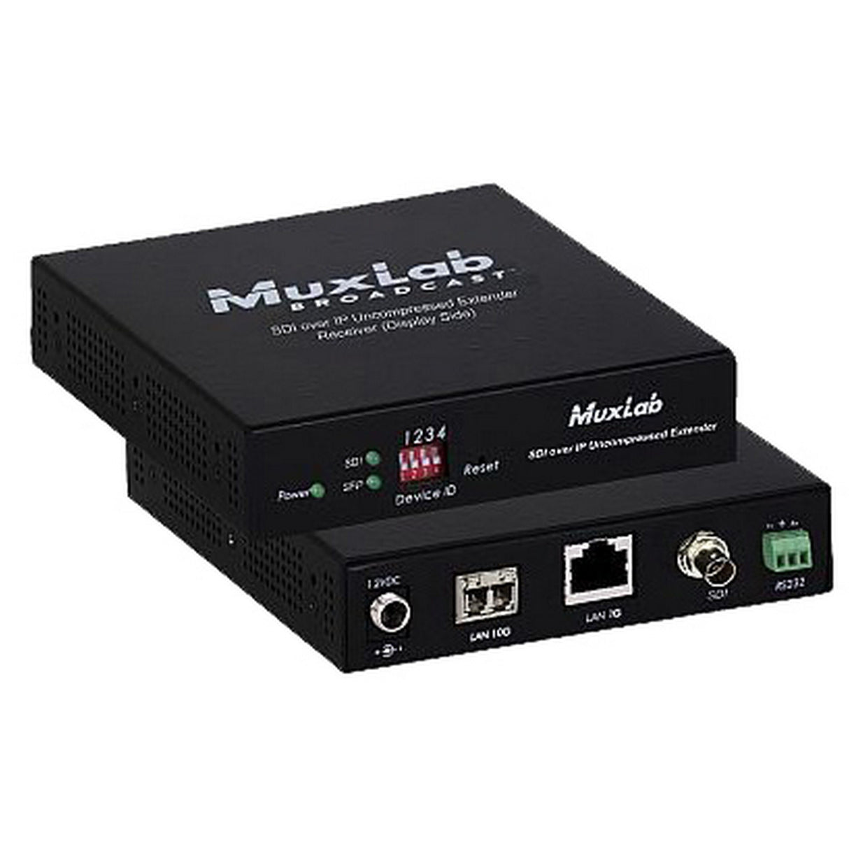 MuxLab 500767-TX-MM 3G-SDI/ST2110 Over IP Uncompressed Gateway Converter Transmitter, MMF
