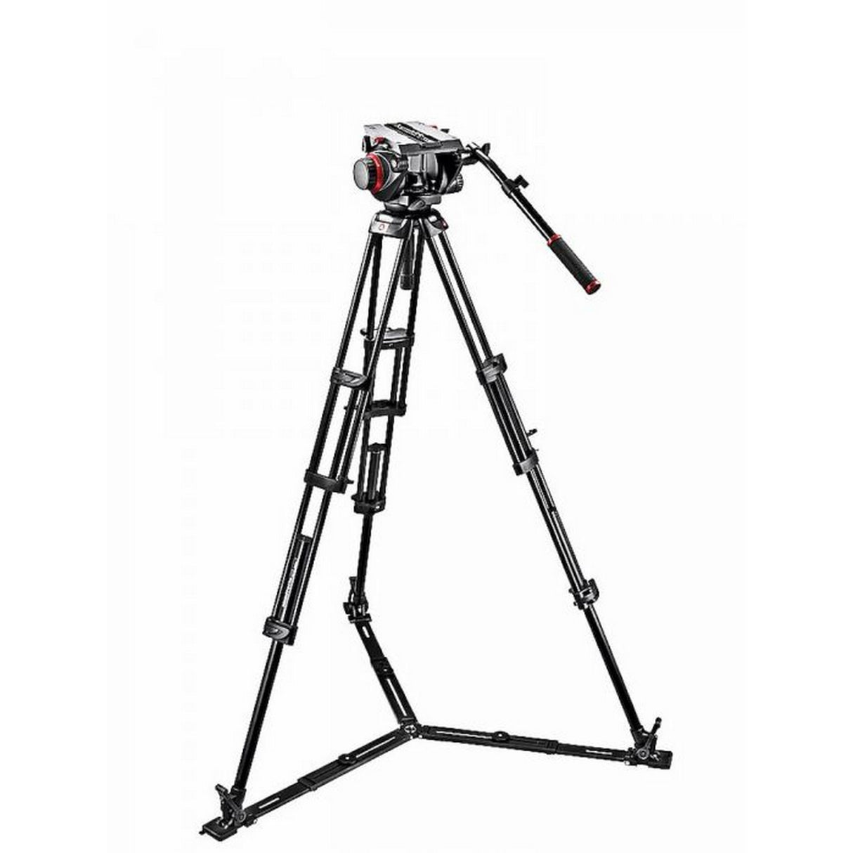 Manfrotto 509HD,545GBK 509 Fluid Video Head and 545GB Aluminum Twin Leg Tripod