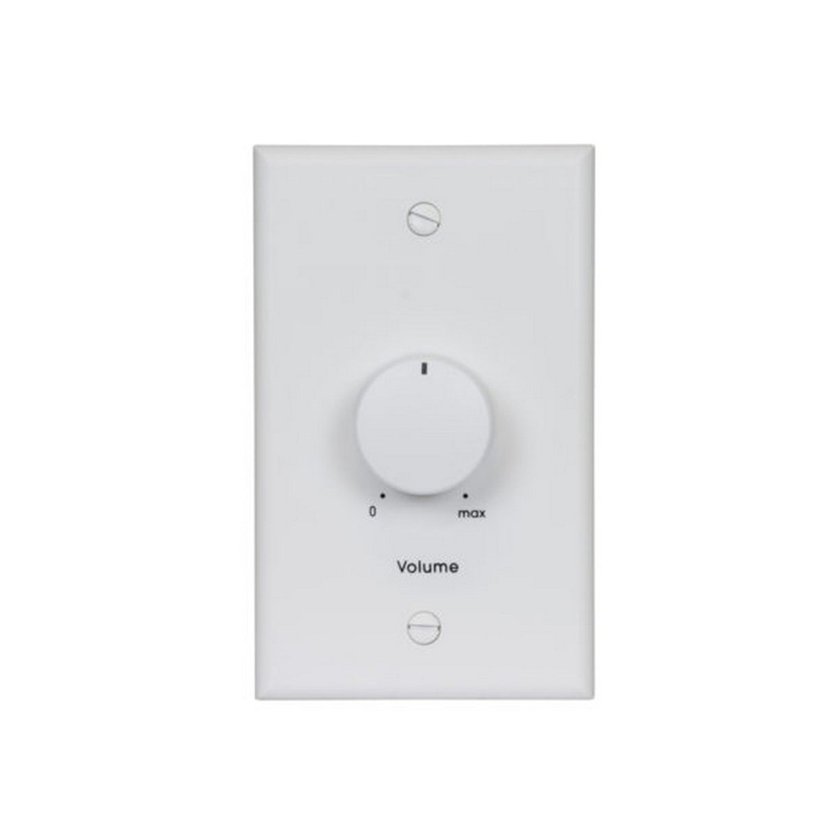 Lowell 50LVC-SW 50W 1 Gang MONO Attenuator Rotary Volume Control Wall Plate Standard White