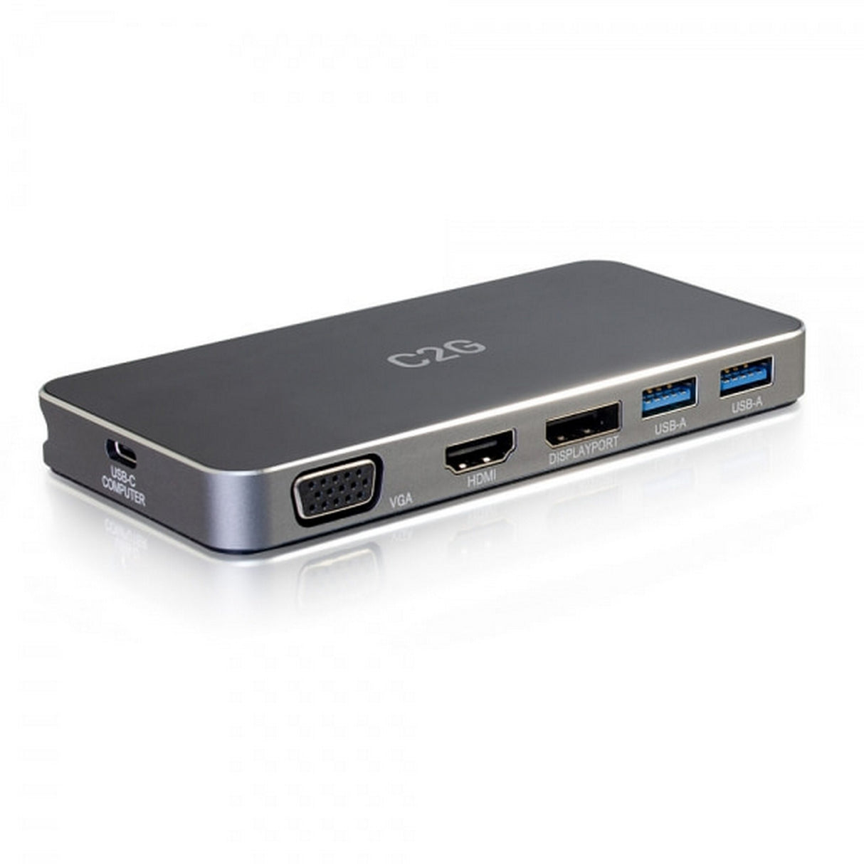 C2G 54439 USB-C 7-in-1 Dual Display MST Docking Station