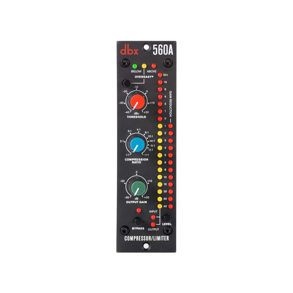 DBX 560A | Analog VCA Switchable OverEasy Hard Knee Modes Compressor Limiter