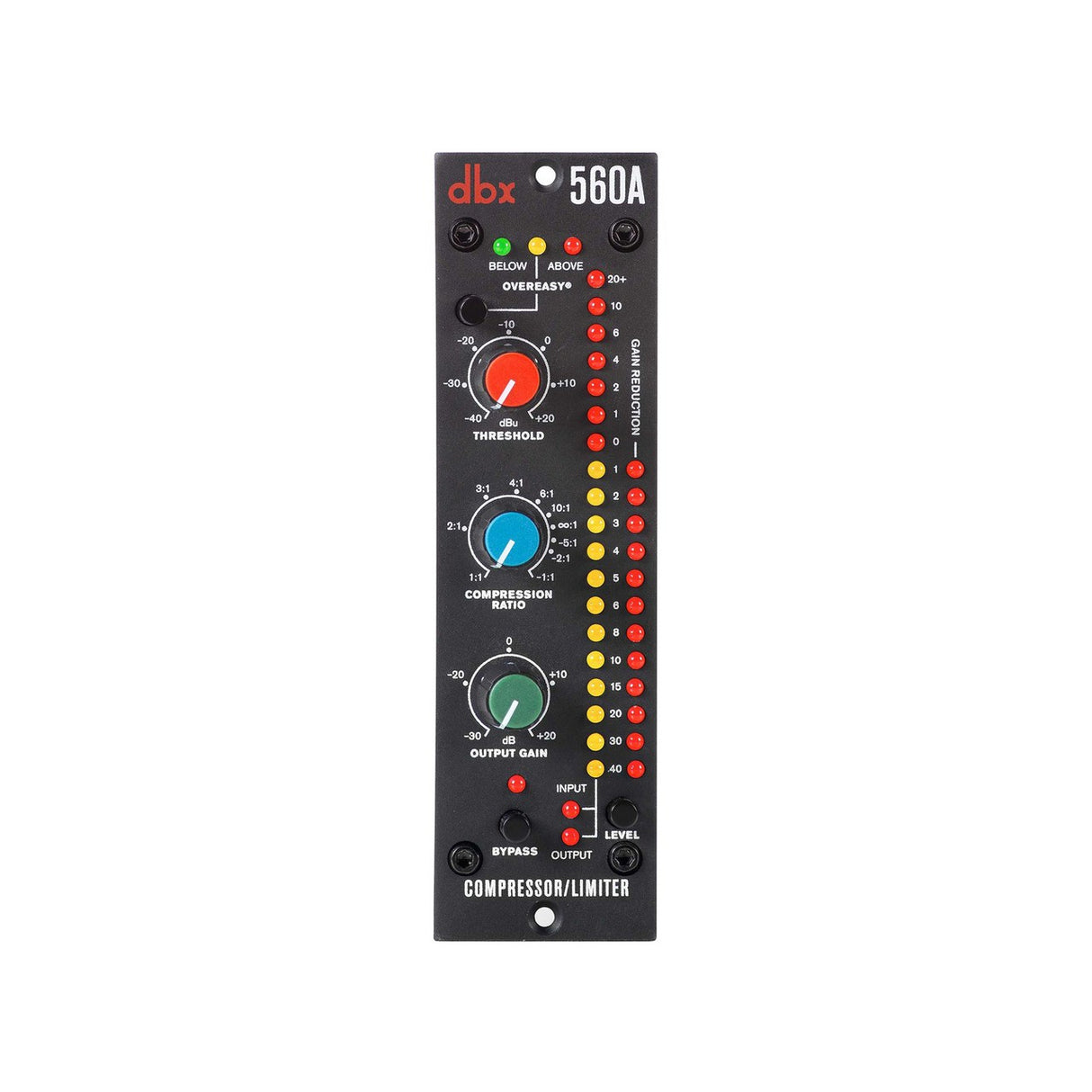 DBX 560A Analog VCA Switchable OverEasy Hard Knee Modes Compressor Limiter